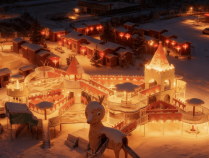 雪人、木屋、梅园盛放……梅花山滑雪场热雪“燃冬”！